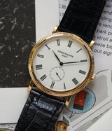 Calatrava Enamel Rose Gold 36mm