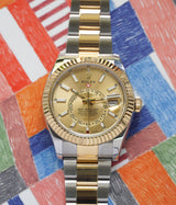 Sky-Dweller Steel 18K Yellow Gold