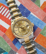 Sky-Dweller Steel 18K Yellow Gold