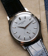 Calatrava Small Seconds White Gold