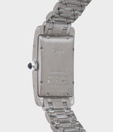 Tank Americaine Medium 18K White Gold Bracelet