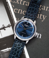 Sixties Blue Steel 39mm