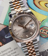 Datejust 41 Two Tone Diamond Index