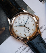 Calatrava Travel Time 18K Rose Gold