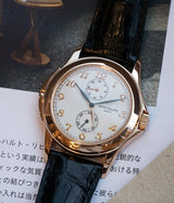 Calatrava Travel Time 18K Rose Gold