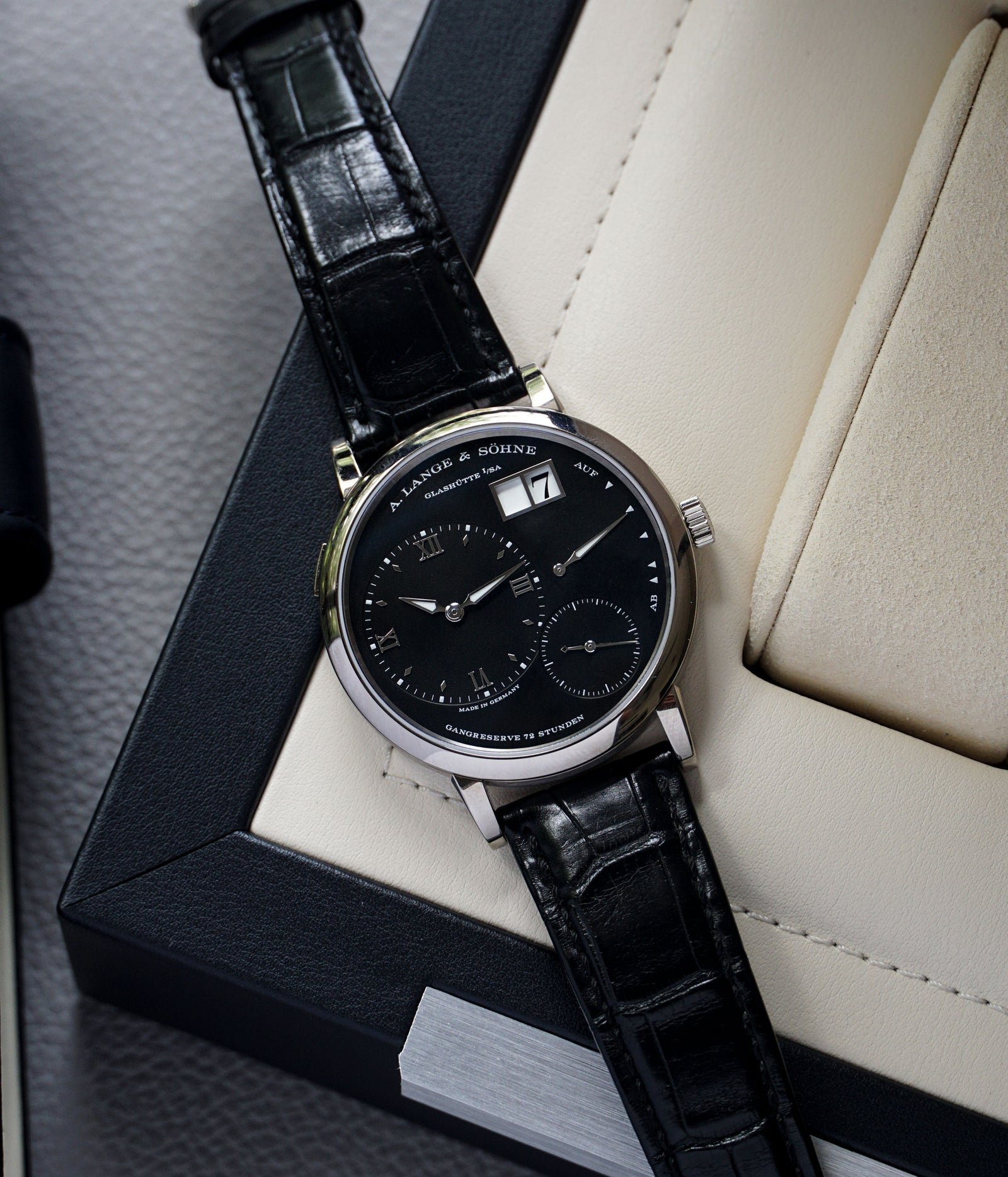 A. LANGE & SÖHNE GREAT TIMEPIECES A.Lange & Sohne Grand Lange 1 117.028 – Collectors Time Gallery