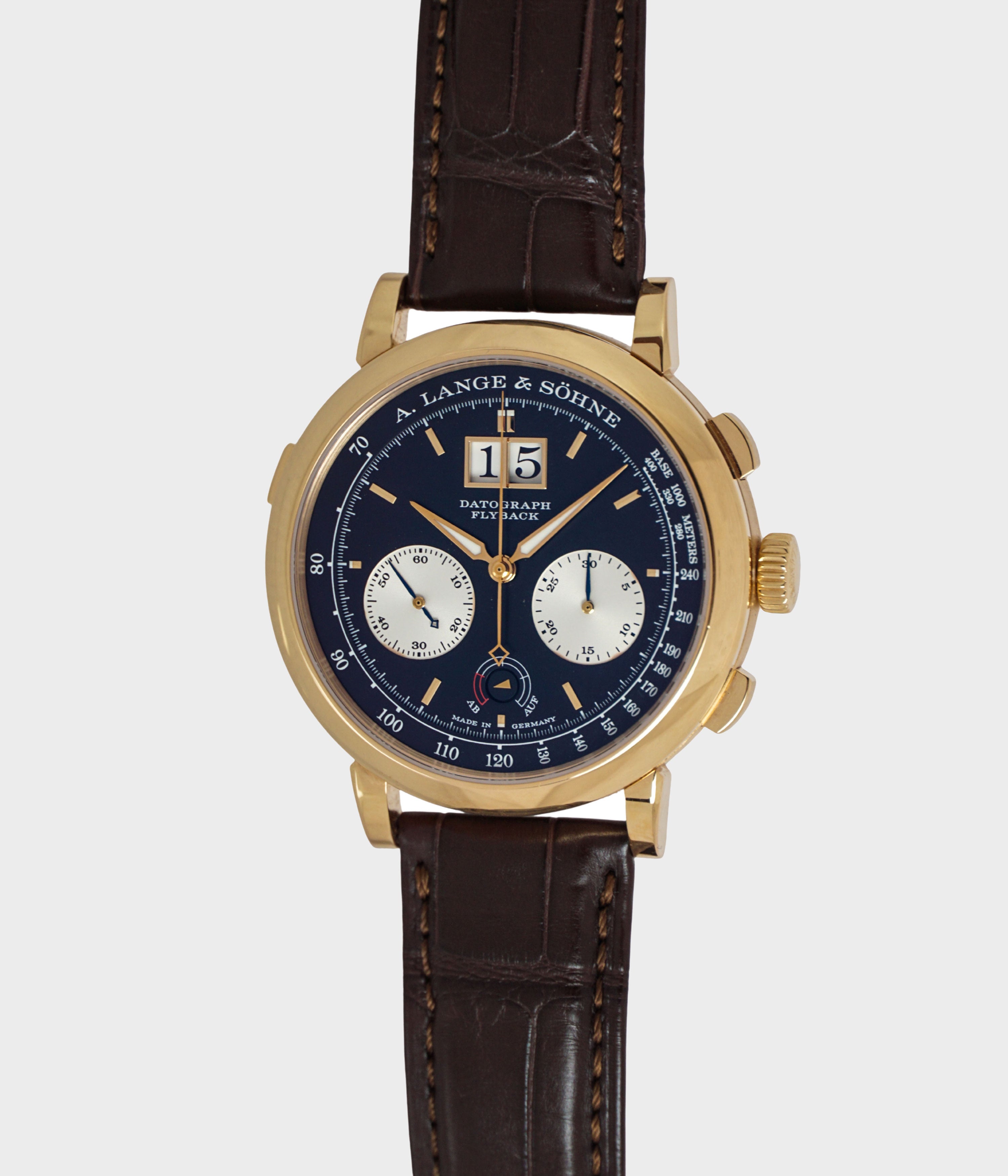 A.Lange & Sohne Datograph Up Down Pink Gold 405.031 – Collectors Time ...