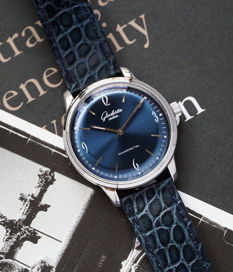 Sixties Blue Steel 39mm