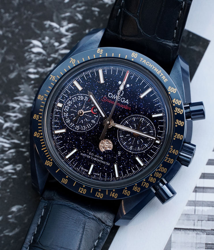 Speedmater Co-Axial Chronograph Moonphase "Blue Side of the Moon"