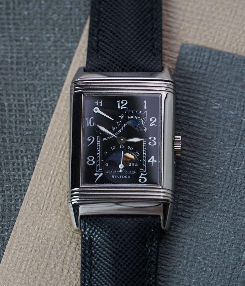 Reverso Night & Day White Gold