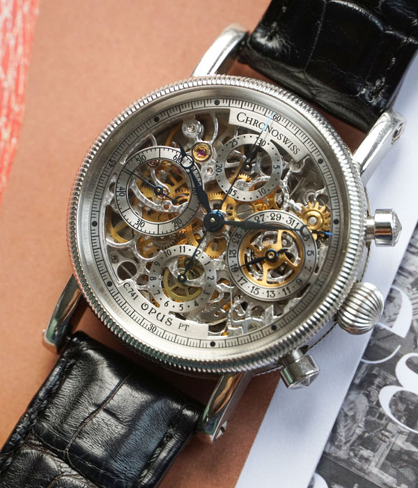 Opus Skeleton Chronograph Platinum