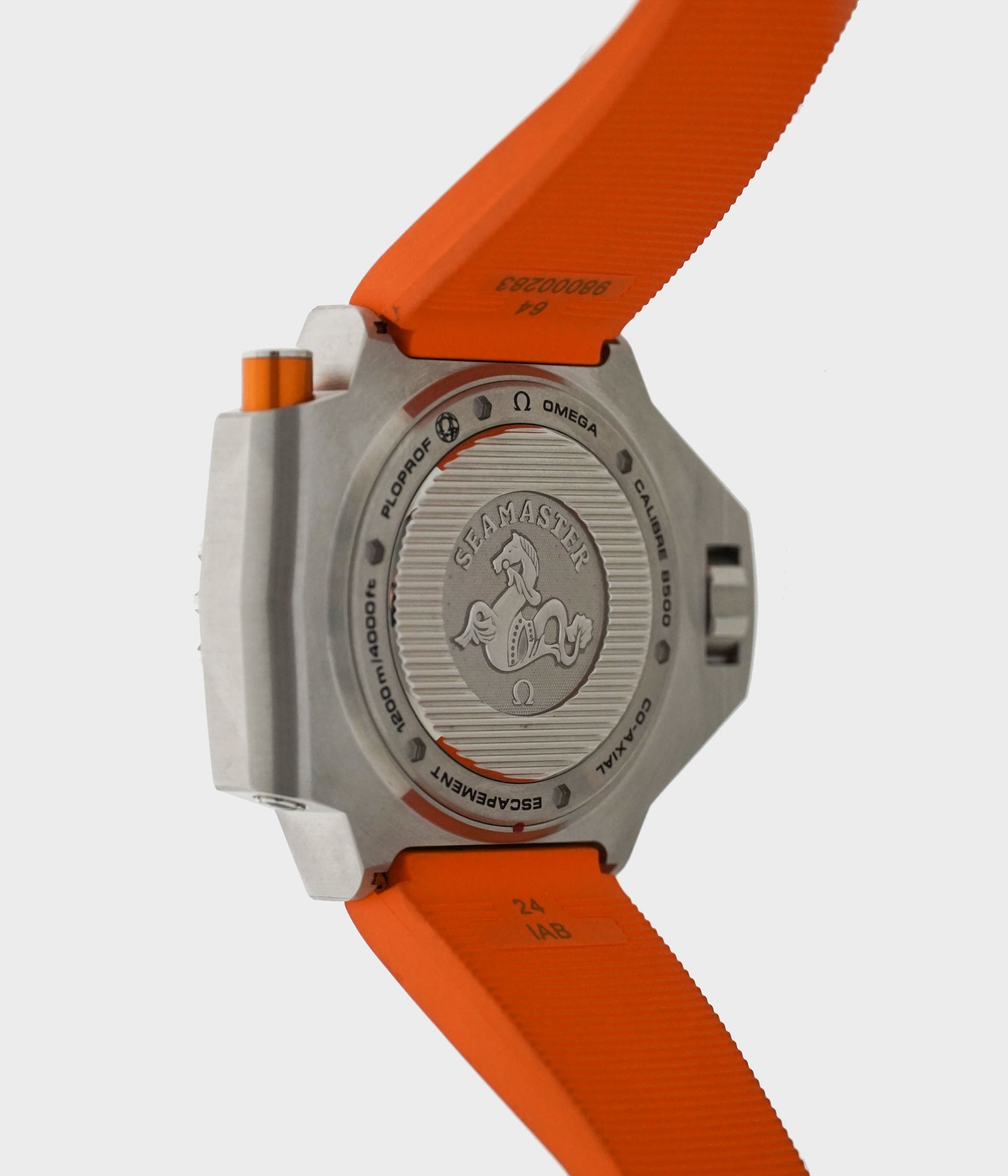 Omega ploprof rubber strap on sale