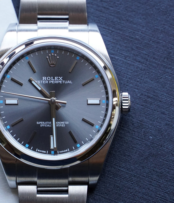 Oyster Perpetual 39 Rhodium