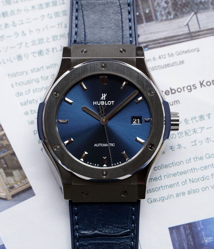 Classic Fusion Blue Titanium 42mm