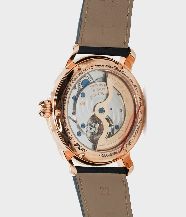 Worldtimer Silver Dial Rose Gold-Plated