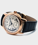 Worldtimer Silver Dial Rose Gold-Plated