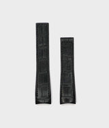 Black Crocodile Strap