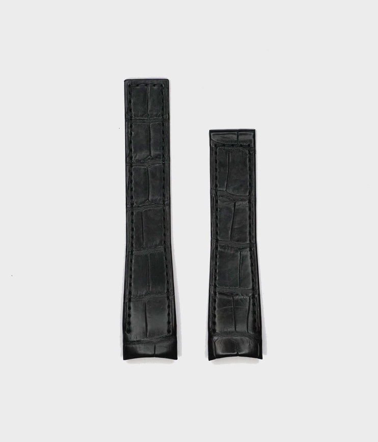 Black Crocodile Strap